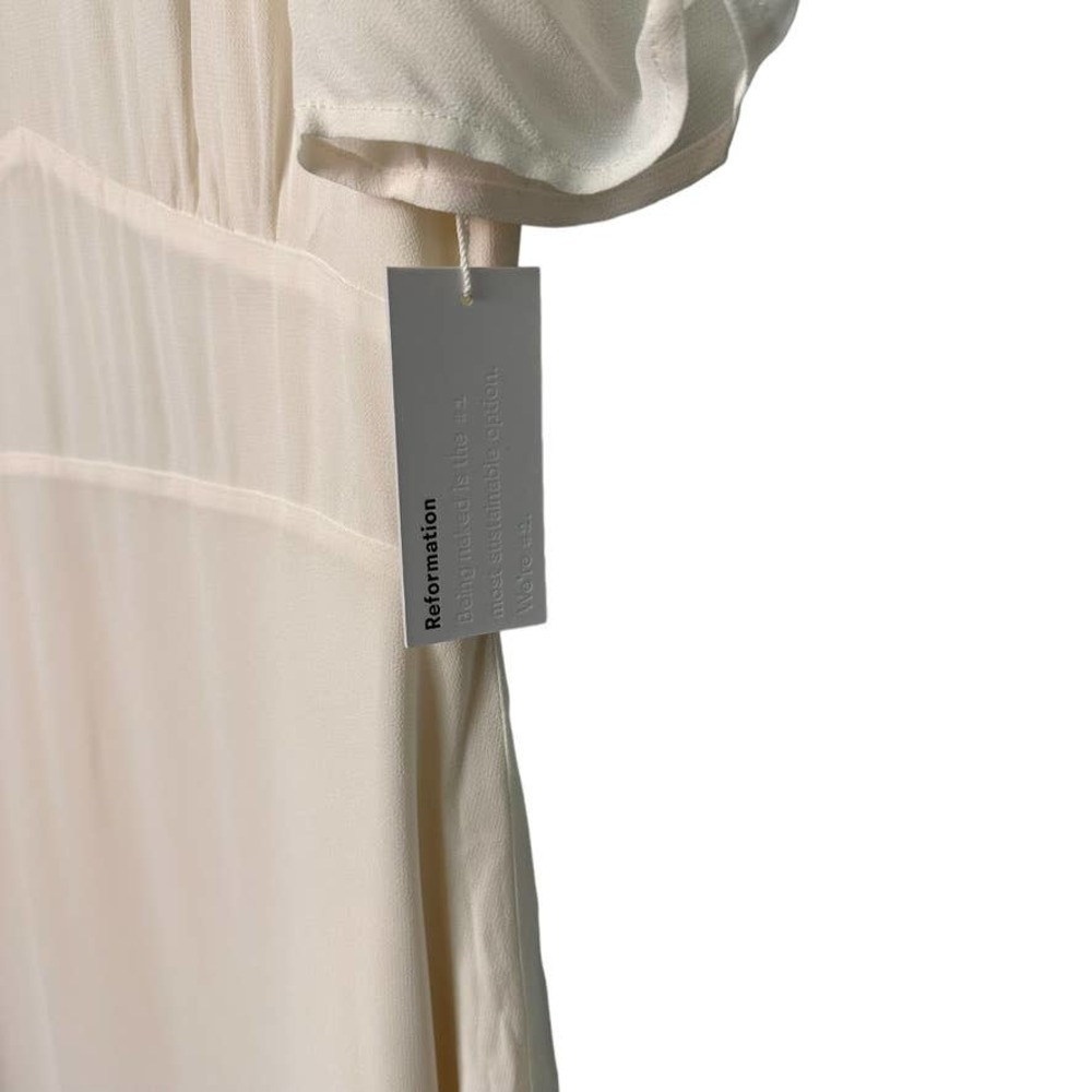 Reformation Dusk Dress in Ivory - Picture 11 of 11